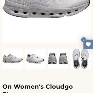 On Running White Athletic Shoes with Comfort and Support